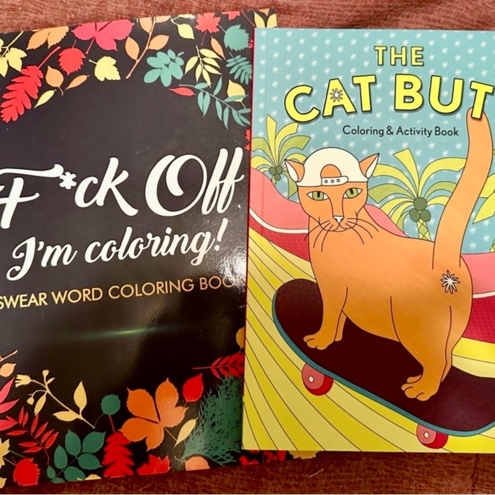 Unused Coloring Books.